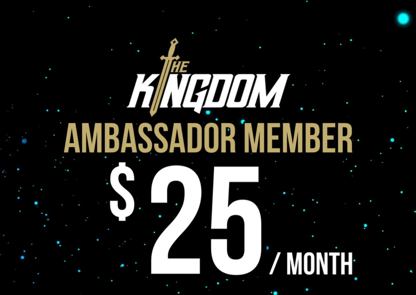 Kingdom Ambassador Member: $25 per Month